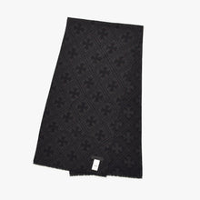Load image into Gallery viewer, 新品未使用 CHROME HEARTS クロムハーツ SCARF MATH PLUS LONG スカーフ マスプラス ロング 総柄 CHプラス カシミヤ 中古 4a005584