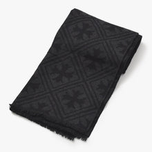 Load image into Gallery viewer, 新品未使用 CHROME HEARTS クロムハーツ SCARF MATH PLUS LONG スカーフ マスプラス ロング 総柄 CHプラス カシミヤ 中古 4a005584