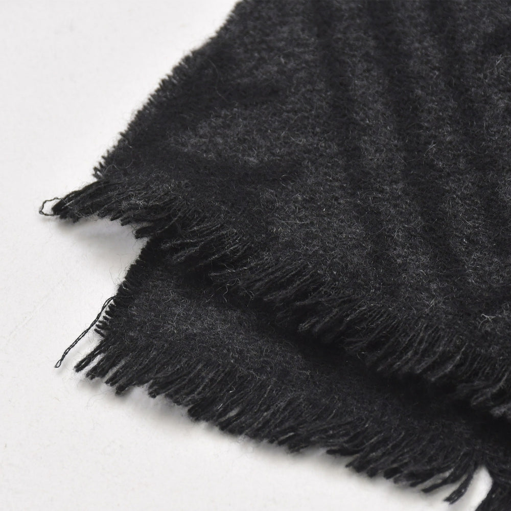 New and unused CHROME HEARTS SCARF MATH PLUS LONG Scarf Mass Plus Long All Pattern CH Plus Cashmere Used 4a005584