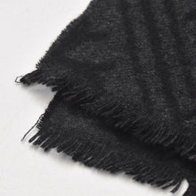 Load image into Gallery viewer, 新品未使用 CHROME HEARTS クロムハーツ SCARF MATH PLUS LONG スカーフ マスプラス ロング 総柄 CHプラス カシミヤ 中古 4a005584