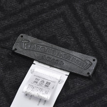 Load image into Gallery viewer, 新品未使用 CHROME HEARTS クロムハーツ SCARF MATH PLUS LONG スカーフ マスプラス ロング 総柄 CHプラス カシミヤ 中古 4a005584