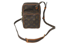 Load image into Gallery viewer, LOUIS VUITTON ルイヴィトン ショルダーバッグ ミニアマゾン レザー ゴールド金具 ブラウン M45238 美品 中古 55851
