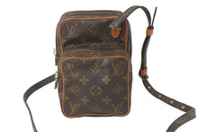 Load image into Gallery viewer, LOUIS VUITTON ルイヴィトン ショルダーバッグ ミニアマゾン レザー ゴールド金具 ブラウン M45238 美品 中古 55851