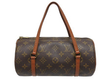Load image into Gallery viewer, LOUIS VUITTON ルイヴィトン パピヨン26 ハンドバッグ M51386 モノグラム PVC レザー ブラウン ゴールド金具 美品 中古 4b005587