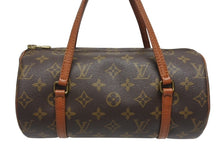 Load image into Gallery viewer, LOUIS VUITTON ルイヴィトン パピヨン26 ハンドバッグ M51386 モノグラム PVC レザー ブラウン ゴールド金具 美品 中古 4b005587