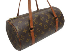 Load image into Gallery viewer, LOUIS VUITTON ルイヴィトン パピヨン26 ハンドバッグ M51386 モノグラム PVC レザー ブラウン ゴールド金具 美品 中古 4b005587