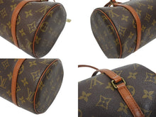 Load image into Gallery viewer, LOUIS VUITTON ルイヴィトン パピヨン26 ハンドバッグ M51386 モノグラム PVC レザー ブラウン ゴールド金具 美品 中古 4b005587
