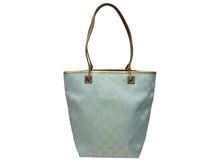 画像をギャラリービューアに読み込む, [USED/中古]GUCCI グッチ トートバッグ ブルー ゴールド キャンバス 002 1099 001998 ゴールド金具 Bランク 中古 4b005593