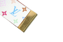 画像をギャラリービューアに読み込む, LOUIS VUITTON ルイヴィトン ベルト バックル マルチカラー ホワイト モノグラムキャンバス レザー 80/32 M9270U 中古 55938