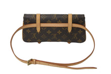 画像をギャラリービューアに読み込む, LOUIS VUITTON ルイヴィトン ショルダーバッグ ウエストポーチ M51159 ポシェット マレル ブラウン ゴールド金具 美品 中古 55947