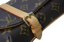 画像をギャラリービューアに読み込む, LOUIS VUITTON ルイヴィトン ショルダーバッグ ウエストポーチ M51159 ポシェット マレル ブラウン ゴールド金具 美品 中古 55947