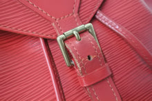 画像をギャラリービューアに読み込む, LOUIS VUITTON ルイヴィトン リュック・デイパック 1997年 プレオウンド エピ モンスリMM レッド ゴールド金具 美品 中古 55952