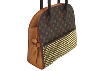 画像をギャラリービューアに読み込む, LOUIS VUITTON ルイヴィトン ルブタン ハンドバッグ アイコノクラスト レッド レオパード ハラコ レザー M41234 美品 中古 55988