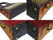 画像をギャラリービューアに読み込む, LOUIS VUITTON ルイヴィトン ルブタン ハンドバッグ アイコノクラスト レッド レオパード ハラコ レザー M41234 美品 中古 55988