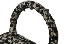 画像をギャラリービューアに読み込む, CHANEL シャネル ミニハンドバッグ 2番台 1992年 ツイード スパンコール ブラック ホワイト ゴールド金具 美品 中古 55990