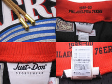 画像をギャラリービューアに読み込む, JUST DON ジャストドン mitchell&amp;ness ミッチェルアンドネス sixers シクサーズ ショートパンツ SHORBW18015-P76 美品 中古 56004