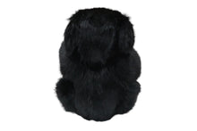 画像をギャラリービューアに読み込む, 極美品 GUCCI グッチ GGキャンバス ファー ぬいぐるみ 人形 テディーベア クマ ブラック 黒 7077722 中古 56017