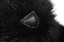画像をギャラリービューアに読み込む, 極美品 GUCCI グッチ GGキャンバス ファー ぬいぐるみ 人形 テディーベア クマ ブラック 黒 7077722 中古 56017