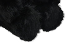 画像をギャラリービューアに読み込む, 極美品 GUCCI グッチ GGキャンバス ファー ぬいぐるみ 人形 テディーベア クマ ブラック 黒 7077722 中古 56017