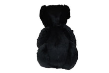 画像をギャラリービューアに読み込む, 極美品 GUCCI グッチ GGキャンバス ファー ぬいぐるみ 人形 テディーベア クマ ブラック 黒 7077722 中古 56018