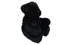 画像をギャラリービューアに読み込む, 極美品 GUCCI グッチ GGキャンバス ファー ぬいぐるみ 人形 テディーベア クマ ブラック 黒 7077722 中古 56018