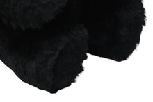 画像をギャラリービューアに読み込む, 極美品 GUCCI グッチ GGキャンバス ファー ぬいぐるみ 人形 テディーベア クマ ブラック 黒 7077722 中古 56018