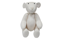 画像をギャラリービューアに読み込む, GUCCI グッチ GGキャンバス ぬいぐるみ 人形 テディーベア クマ ホワイト 白 7077722 美品 中古 56019