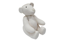 画像をギャラリービューアに読み込む, GUCCI グッチ GGキャンバス ぬいぐるみ 人形 テディーベア クマ ホワイト 白 7077722 美品 中古 56019