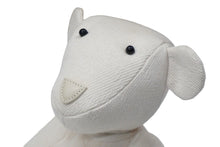 画像をギャラリービューアに読み込む, GUCCI グッチ GGキャンバス ぬいぐるみ 人形 テディーベア クマ ホワイト 白 7077722 美品 中古 56019