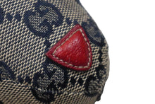 画像をギャラリービューアに読み込む, GUCCI グッチ GGキャンバス ぬいぐるみ 人形 テディーベア クマ ベージュ ネイビー 7077722 美品 中古 56024