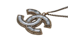 画像をギャラリービューアに読み込む, CHANEL シャネル ココマーク ネックレス 重量約13.3g メタル クリア ゴールド 美品 中古 56035