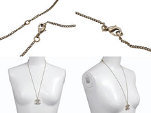画像をギャラリービューアに読み込む, CHANEL シャネル ココマーク ネックレス 重量約13.3g メタル クリア ゴールド 美品 中古 56035