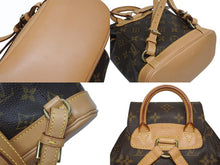 画像をギャラリービューアに読み込む, 極美品 LOUIS VUITTON ルイヴィトン ミニモンスリ リュック バックパック M51137 モノグラム ブラウン 中古 4b001721
