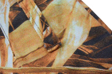 画像をギャラリービューアに読み込む, DOLCE&amp;GABBANA ドルチェアンドガッバーナ カモフラージュ柄 パンツ コットン ブラウン サイズ34/48 美品 中古 4b000561