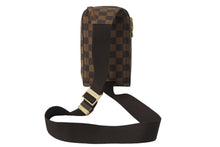 画像をギャラリービューアに読み込む, LOUIS VUITTON ルイヴィトン ダミエ ウエストバッグ ボディバッグ ジェロニモス N51994 ブラウン ゴールド 美品 中古 56108