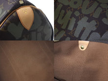 画像をギャラリービューアに読み込む, 新品同様 LOUIS VUITTON ルイヴィトン モノグラム グラフィティ キーポル50 M92196 ブラウン カーキ ゴールド金具 中古 56121