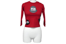 Load image into Gallery viewer, 新品未使用 MONCLER モンクレール 長袖Ｔシャツ キッズ MADLIA T-SHIRT G19548D71920 83907 レッド ブラック サイズ4A 56176