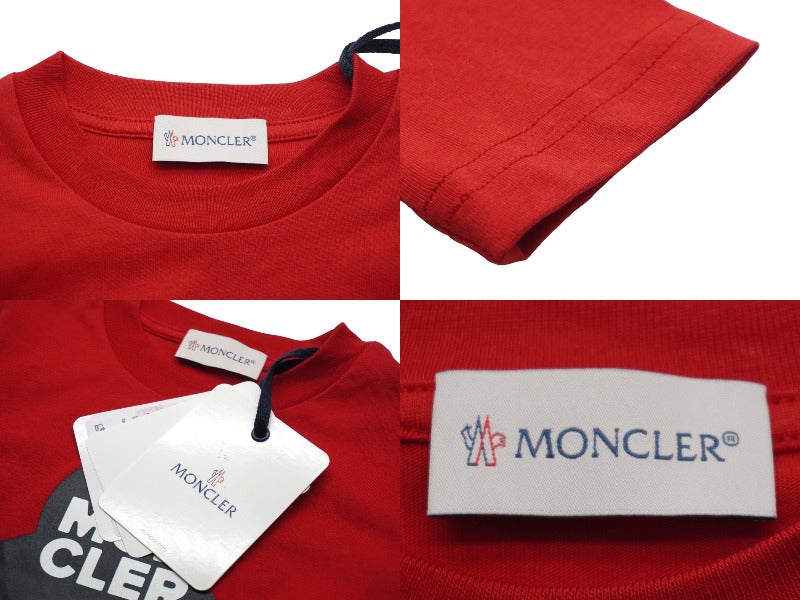 新品未使用 MONCLER モンクレール 長袖Ｔシャツ キッズ MADLIA T-SHIRT G19548D71920 83907 レッド ブラック  サイズ4A 56176 – Casanova Vintage