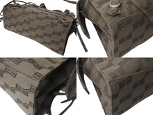 画像をギャラリービューアに読み込む, 新品同様 BALENCIAGA バレンシアガ ショルダーバッグ Neo Cagole XS 22AW 696495 コットンキャンバス シルバー金具 中古 56181