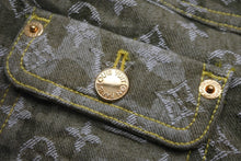 画像をギャラリービューアに読み込む, LOUIS VUITTON ルイヴィトン 村上隆 カモフラ デニムパンツ 2008aw RW082W WNPA18CON 美品 中古 56193