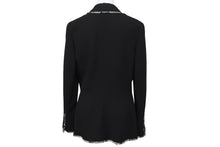 画像をギャラリービューアに読み込む, CHANEL シャネル ジャケット エンブレム プラダを着た悪魔 P24952V12963 05C サイズ40 ブラック 美品 中古 56249