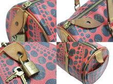画像をギャラリービューアに読み込む, LOUIS VUITTON ルイヴィトン モノグラム パンプキンドット パピヨン ショルダー バッグ 赤 草間彌生 M40689 美品 中古 56289
