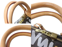 画像をギャラリービューアに読み込む, LOUIS VUITTON ルイヴィトン ボストンバッグ M92197 モノグラムグラフィティ キーポル50 ブラウン ゴールド金具 良品 中古 56297