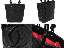 画像をギャラリービューアに読み込む, 極美品 CHANEL シャネル カンボンライン ミディアム トートバッグ トートバッグ ココマーク A25167 12番台 シルバー金具 中古 56306