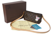Load image into Gallery viewer, 新品同様 LOUIS VUITTON ルイヴィトン ショルダーバッグ トロター モノグラムパンダ 村上隆 ポシェット M51241 中古 56311