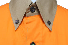 Load image into Gallery viewer, PRADA プラダ 長袖シャツ 20SS UCN276 S201 1WCK オレンジ グリーン ブラウン サイズXS 美品 中古 56348