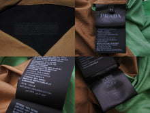Load image into Gallery viewer, PRADA プラダ 長袖シャツ 20SS UCN276 S201 1WCK オレンジ グリーン ブラウン サイズXS 美品 中古 56348