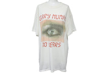 画像をギャラリービューアに読み込む, Gary Numan ゲイリーニューマン 10 YEARS 半袖 ヴィンテージ Tシャツ ホワイト サイズXL 良品 中古 56363