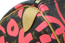 画像をギャラリービューアに読み込む, 新品同様 LOUIS VUITTON ルイヴィトン モノグラム グラフティ キーポル50 ボストンバッグ ピンク スプラウス M93698 中古 56380