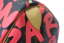 画像をギャラリービューアに読み込む, 新品同様 LOUIS VUITTON ルイヴィトン モノグラム グラフティ キーポル50 ボストンバッグ ピンク スプラウス M93698 中古 56380